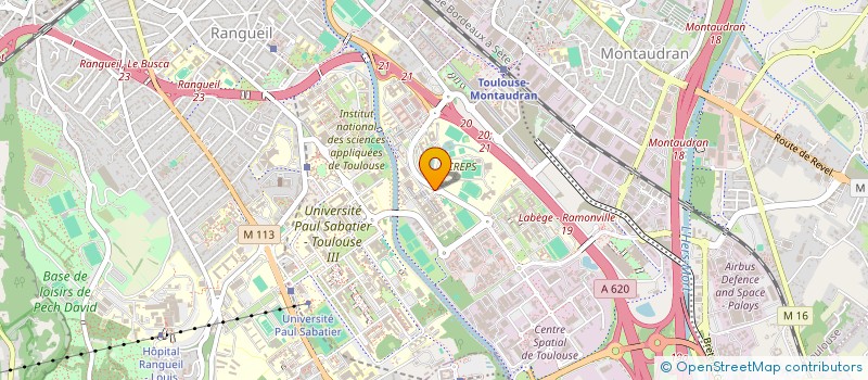 localisation de l'entreprise U-SPACE  TOULOUSE