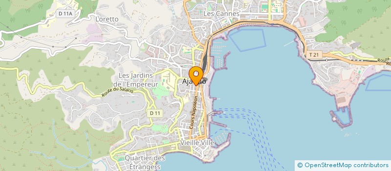 localisation de l'entreprise U SPUNTINO à AJACCIO