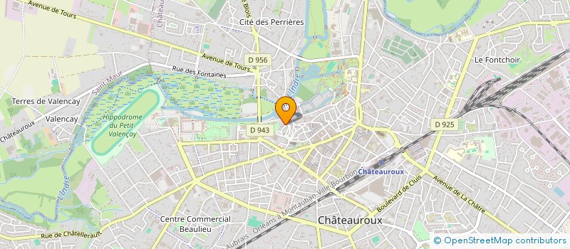 localisation de l'entreprise U.T.C à CHATEAUROUX