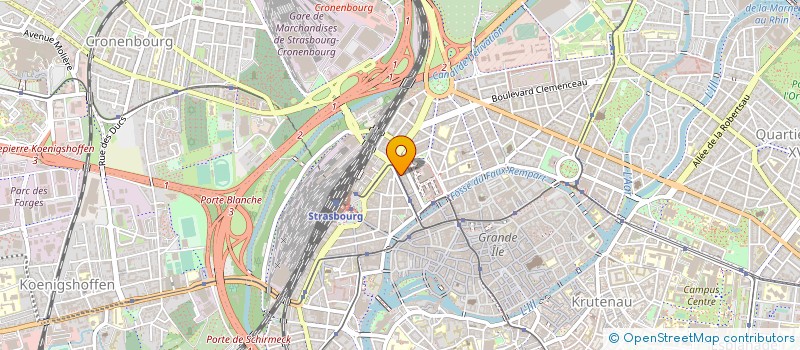 localisation de l'entreprise U.T.S. à STRASBOURG