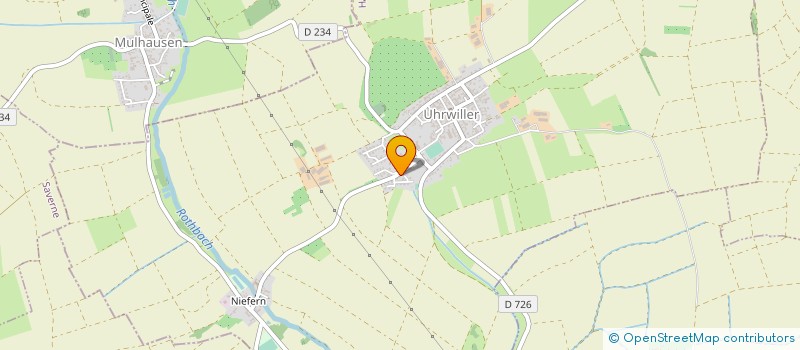 localisation de l'entreprise U.T.S. à UHRWILLER