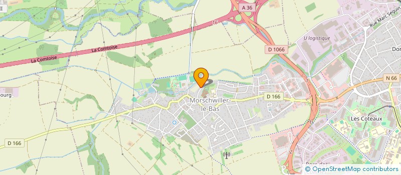 localisation de l'entreprise U.T.W à MORSCHWILLER-LE-BAS