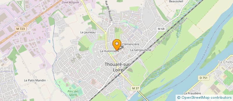 localisation de l'entreprise U TECH  CARQUEFOU