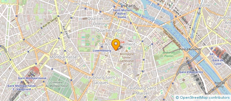 localisation de l'entreprise U THINK à PARIS