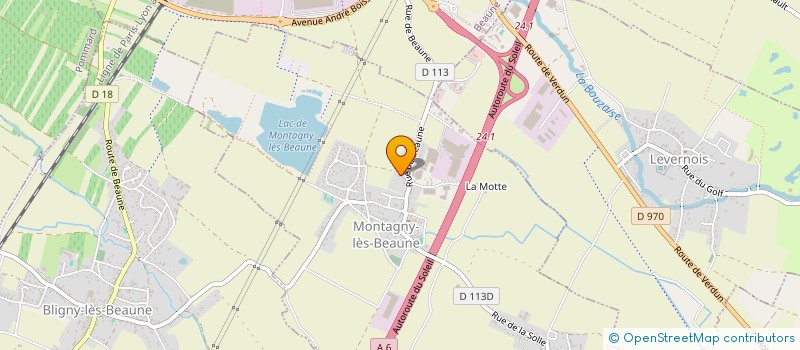 localisation de l'entreprise U TRAMUNTA DI U SOLE  MONTAGNY-LES-BEAUNE