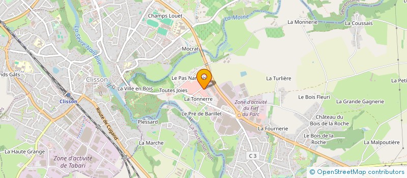 localisation de l'entreprise U.V.B.I.  GETIGNE