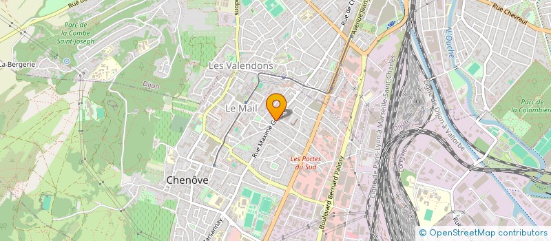 localisation de l'entreprise U.V.C  CHENOVE