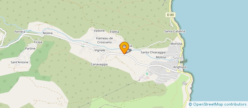 localisation de l'entreprise U VIGNALE  SISCO