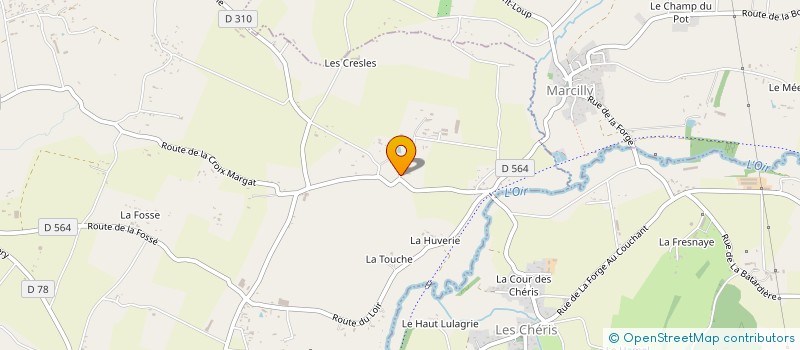 localisation de l'entreprise U'WA CAFE  SAINT-QUENTIN-SUR-LE-HOMME