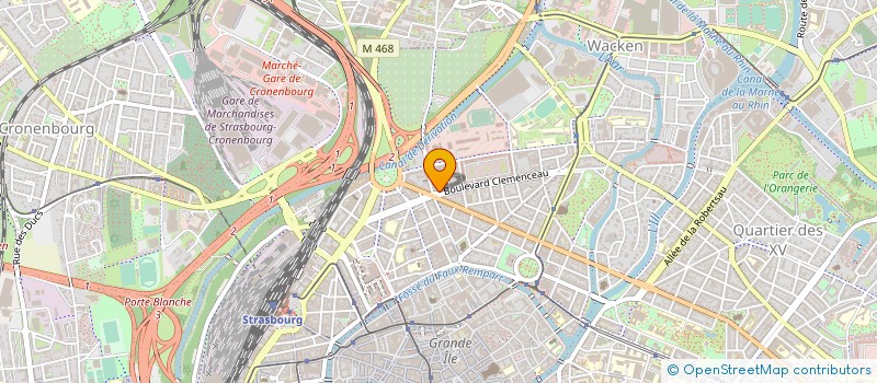 localisation de l'entreprise U WASH à STRASBOURG