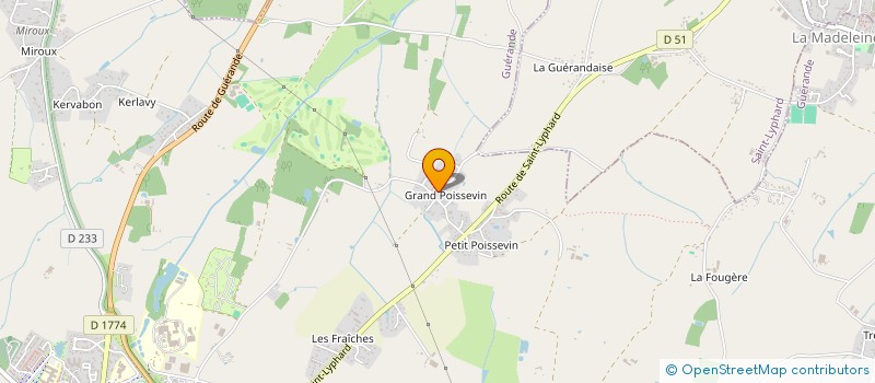 localisation de l'entreprise U2 CONSTRUCTION  GUERANDE