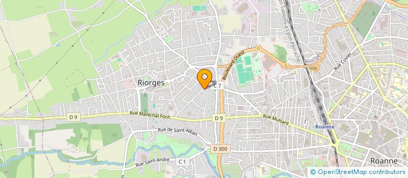 localisation de l'entreprise U2E à RIORGES