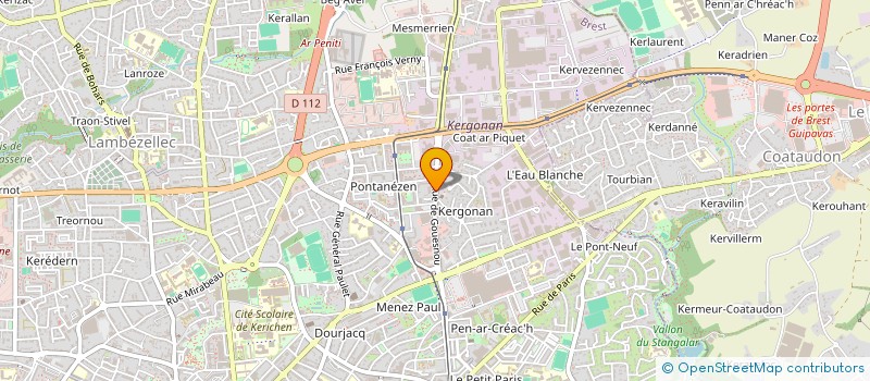 localisation de l'entreprise U2F à BREST