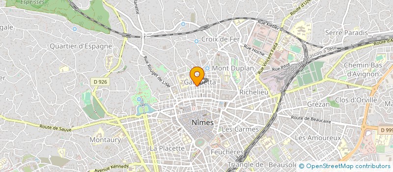 localisation de l'entreprise U2GA à NIMES