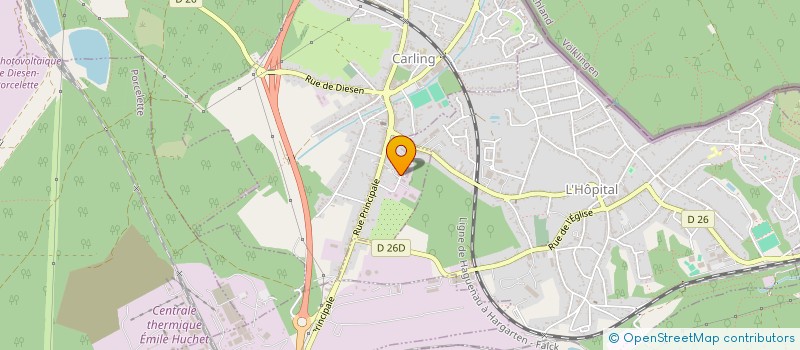 localisation de l'entreprise U2L AUTOMOBILES  CARLING