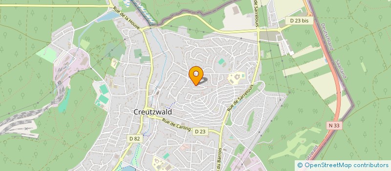 localisation de l'entreprise U2L3M  CREUTZWALD