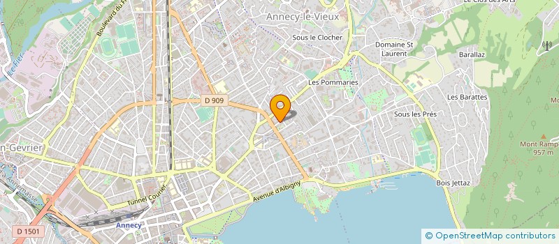 localisation de l'entreprise U2P HAUTE-SAVOIE  ANNECY