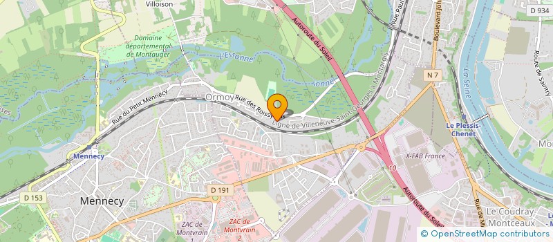 localisation de l'entreprise U2PC  ORMOY