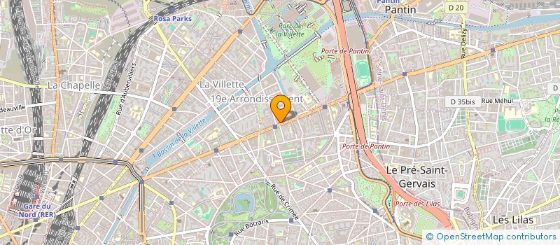 localisation de l'entreprise U2R  PARIS