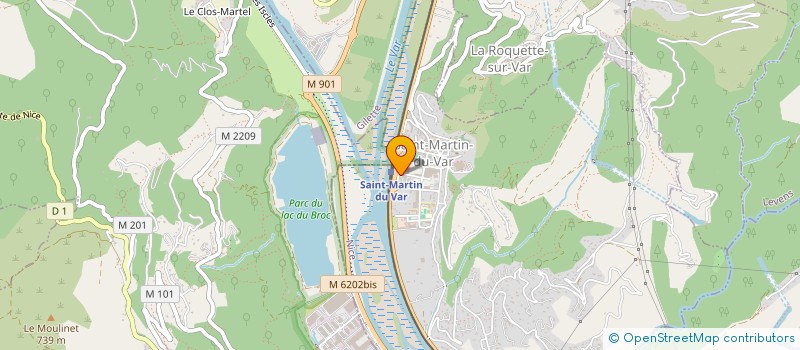 localisation de l'entreprise U2S MOBILITE & PATRIMOINE  SAINT-MARTIN-DU-VAR