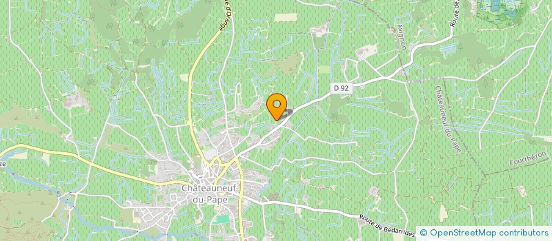 localisation de l'entreprise U4S  CHATEAUNEUF-DU-PAPE