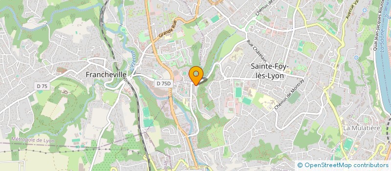 localisation de l'entreprise UA à SAINTE-FOY-LES-LYON