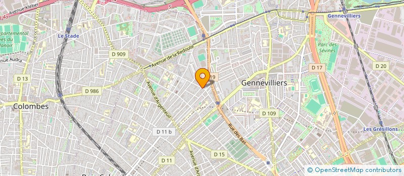 localisation de l'entreprise UA PETIT MARCHE à ASNIERES-SUR-SEINE