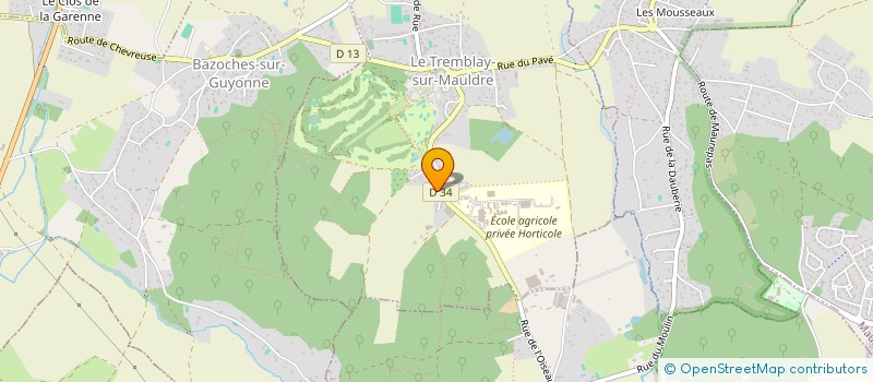 localisation de l'entreprise UAB R  LE TREMBLAY-SUR-MAULDRE