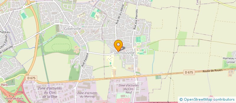 localisation de l'entreprise UACVG  DEMOUVILLE