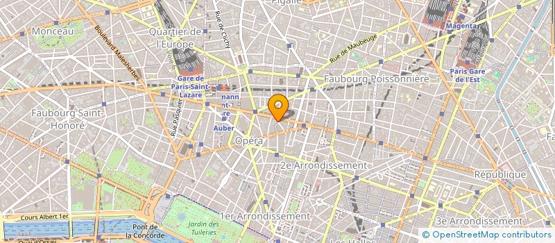 localisation de l'entreprise UAL FRANCE à PARIS