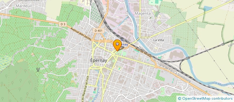localisation de l'entreprise UAP GERALD NOIZETEPERNAY LE JARD à EPERNAY