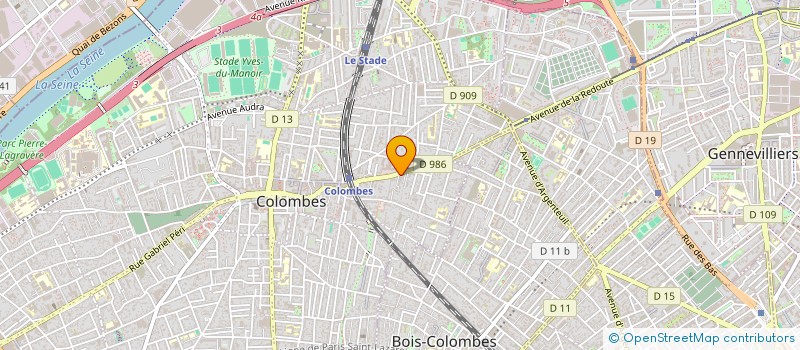 localisation de l'entreprise UAPACA IMMOBILIER à COLOMBES