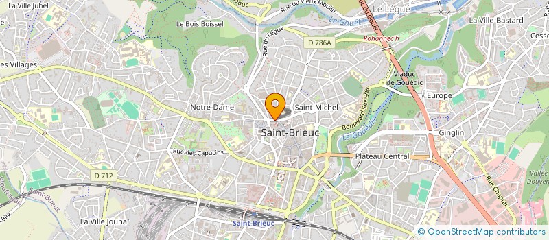 localisation de l'entreprise UAR à SAINT-BRIEUC