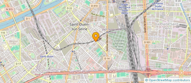 localisation de l'entreprise UB AUTOS à SAINT-OUEN-SUR-SEINE