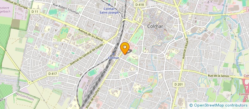 localisation de l'entreprise UBA  COLMAR