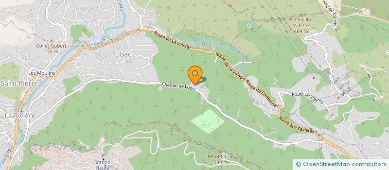 localisation de l'entreprise UBA FARON  TOULON