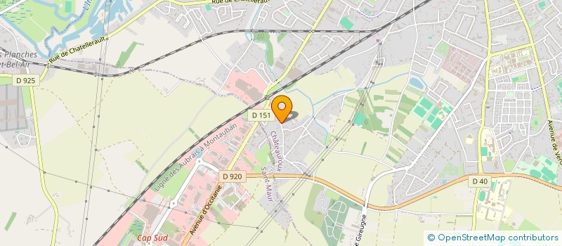 localisation de l'entreprise UBA HANNAH à CHATEAUROUX