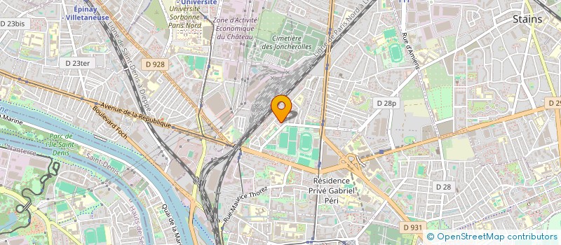 localisation de l'entreprise UBACK CONCEPT à SAINT-DENIS