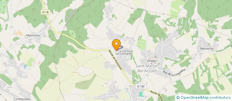 localisation de l'entreprise UBAK  SAINT-MARCEL-BEL-ACCUEIL