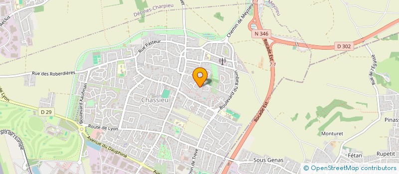 localisation de l'entreprise UBAPIC  CHASSIEU