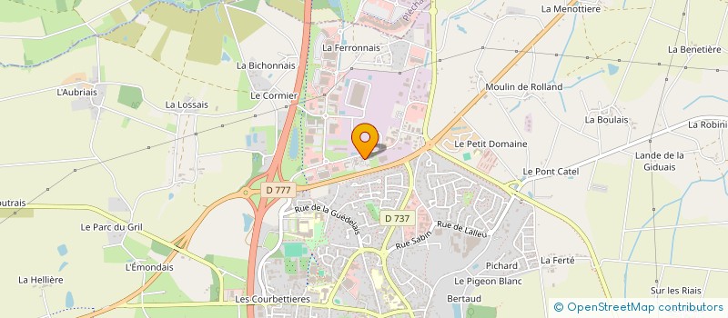 localisation de l'entreprise UBAT INGENIERIE  RENNES