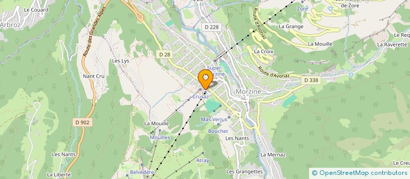 localisation de l'entreprise UBATUBA à MORZINE