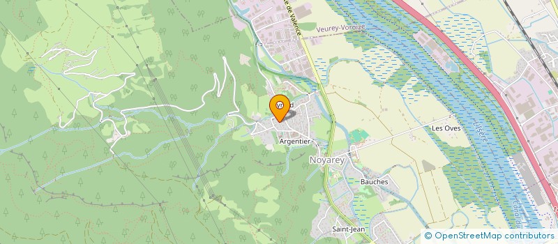 localisation de l'entreprise UBAUD CHARPENTE à NOYAREY