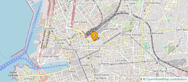 localisation de l'entreprise UBAUD/HECTOR à MARSEILLE