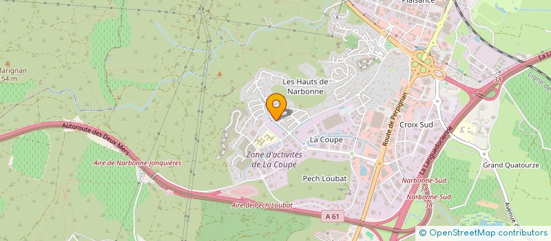 localisation de l'entreprise UBAY  NARBONNE