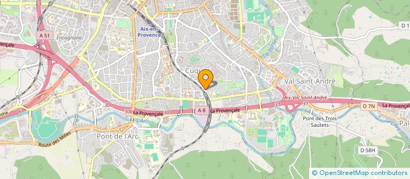localisation de l'entreprise UBAYE à AIX-EN-PROVENCE