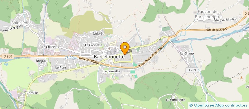 localisation de l'entreprise UBAYE BAIL à BARCELONNETTE