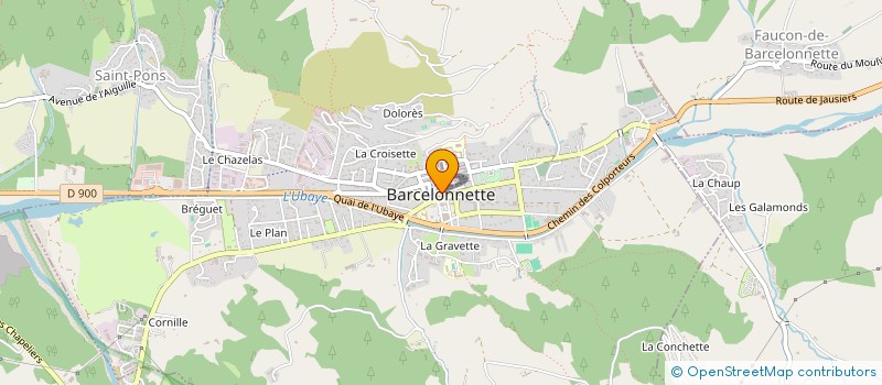 localisation de l'entreprise UBAYE ELECTROMENAGER à BARCELONNETTE