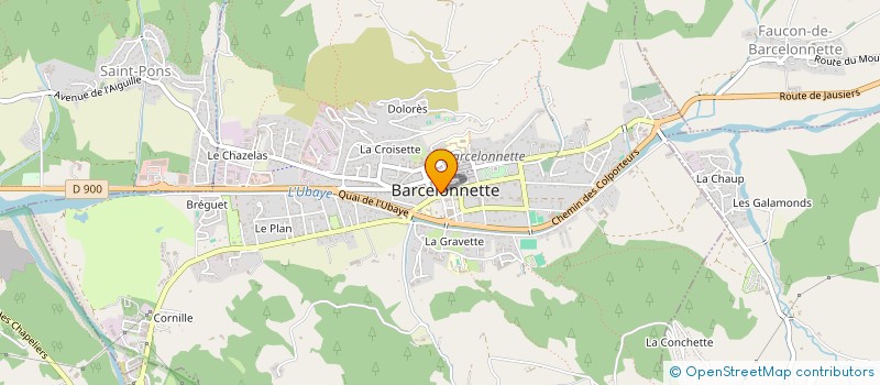 localisation de l'entreprise UBAYE OUTDOOR à BARCELONNETTE