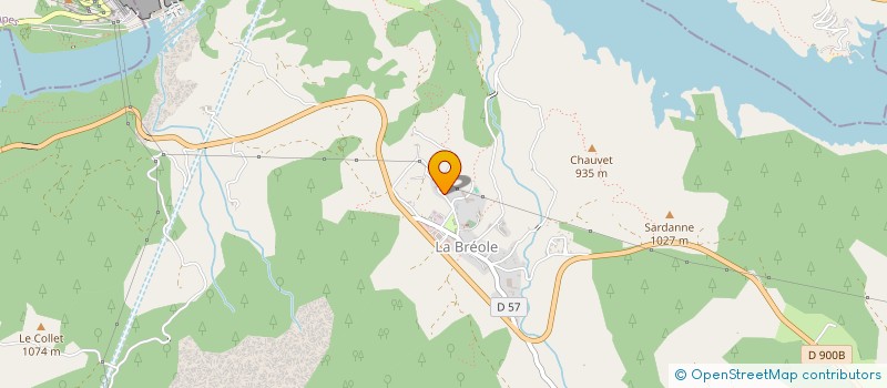 localisation de l'entreprise UBAYE PATRIMOINE  UBAYE-SERRE-PONCON